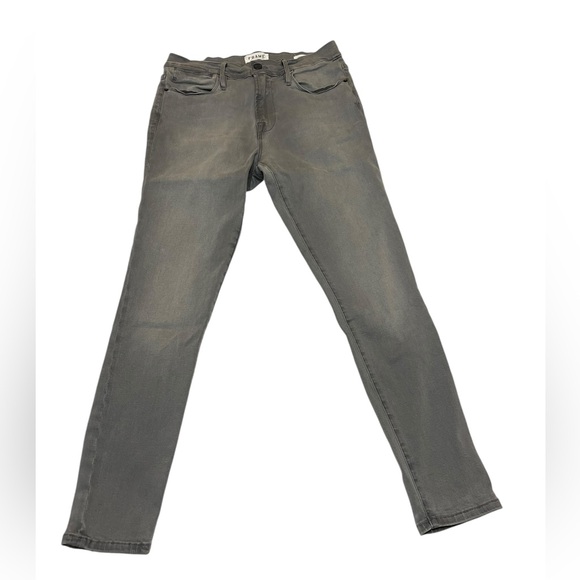 Frame Denim Le High Skinny Jeans Size 29 / 8 Medium Gray Premium Stretch - Picture 3 of 8